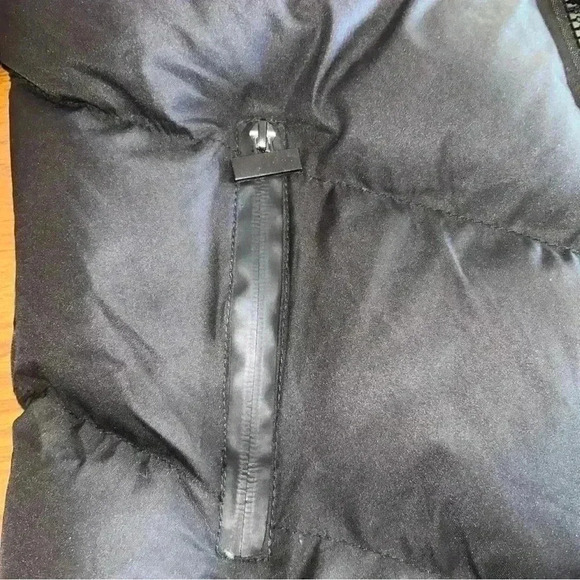 EUC Black Coat Longline Saint & Sinners 'Samurai'  Puffer Long Jacket Medium 12 - Picture 7 of 12